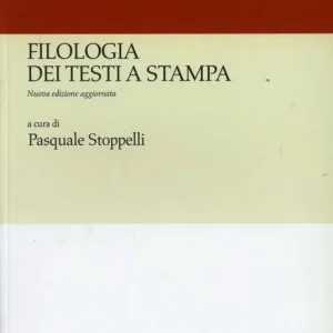 Filologia dei testi a stampa Compra Oggi Stesso